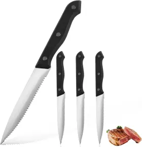 23NPD0001 NINSULA Steak Knives Set Steel