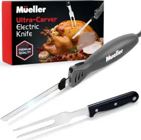 EK-370GR ELECTRIC Knife Meat Bread Foam Blades