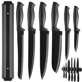 726084240100 NUMHEW Steel Kitchen Knife Set Drilling Magnetic
