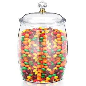 B0F29JFJC5 NUOGO Candy Cookie Jar Lid Apothecary Food Stora