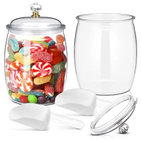 B0FH4X3RXD NUOGO Gallon Candy Cookie Jar Lids Decorativ