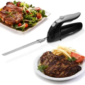068888779234 NUTRICHEF Electric Knife Carving Serrated Blade
