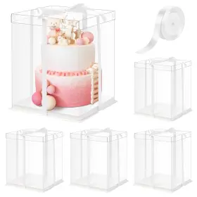 B0F99GRRPT OCMOIY Cake Box Tall Ribbon Treat