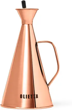 B0DCCBTYLV OLIETTA Copper Steel Oil Dispenser Bottle Drip