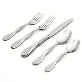 078737853527 ONEIDA Aquarius Flatware Set Service Stainles #2