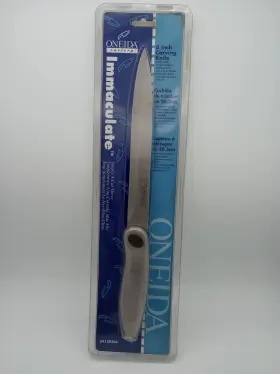 U4120304 ONEIDA Cutlery Immaculate Carving Knife Steel Handle