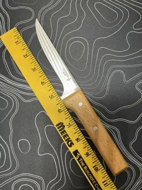 002129 OPINEL Steel Parallel Boning Knife Beech Hardwood