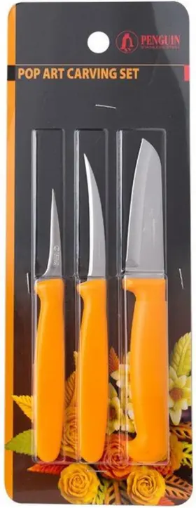 PG3-01-05-00 ORIGINAL PENGUIN Carving Knives Set Steel
