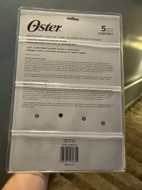 123804.05 OSTER Godfrey Steal Stick Knife Cutlery Set Box #2