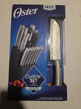 92272.14 OSTER Wellisford Steel Kitchen Knife Cutlery Set