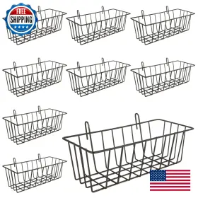 B0C8J4QRZR OUNGY Wall Grid Panel Wire Baskets Iron