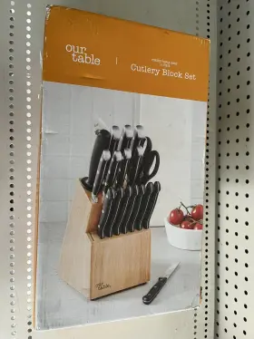985120531M OURTABLE Steel Forged Triple Riveted Cutlery Block