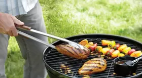 732233496809 OUTSET Locking Steel Grill Bbq Rosewo #2