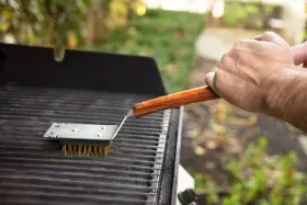 876824000249 OUTSET Rosewood Grill Brush Replaceable Bristles #3