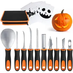 PK5005-4-FBA OWUDE Pumpkin Carving Tools Set Halloween Jack