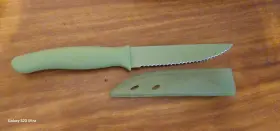 099901010645 PAMPERED CHEF Avocado Coated Tomato Knife Cover #2