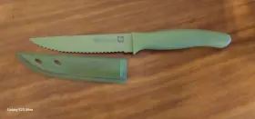 099901010645 PAMPERED CHEF Avocado Coated Tomato Knife Cover