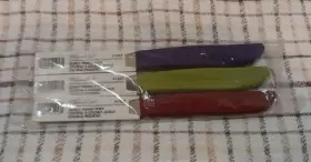 099901012571 PAMPERED CHEF Quikut Paring Knives Cranberry #2