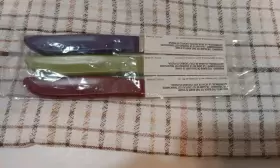 099901012571 PAMPERED CHEF Quikut Paring Knives Cranberry #3