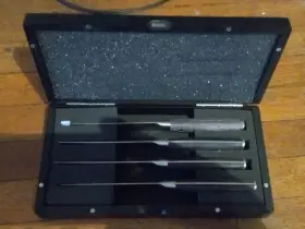 1581 PAMPERED CHEF Steak Knife Set Storage Steel