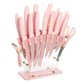 741393002942 PARIS HILTON Knife Block Set Fan Acrylic