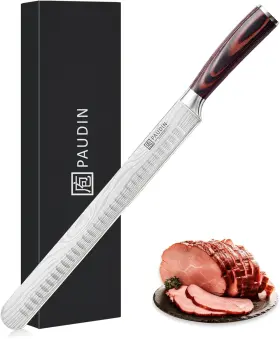 313114844881 PAUDIN Brisket Knife Steel Meat Slicing Granton