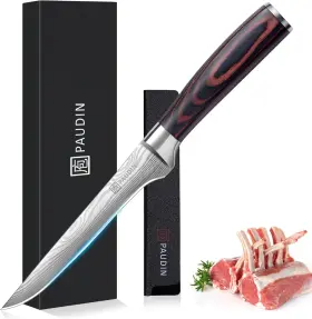 445011563527 PAUDIN Boning Knife Sharp High Carbon Steel Kni