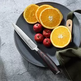 715002307377 PAUDIN Utility Knife Chef High Carbon Steel Kni #3