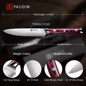 736139392340 PAUDIN Kitchen Utility Knife Dama #2