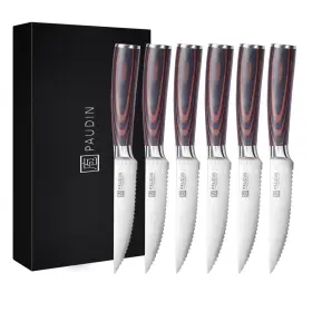 736139392623 PAUDIN Steak Knives Set Kitchen Knife High
