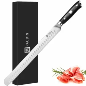 746268007268 PAUDIN Carving Knife Slicing Granton Blade
