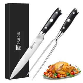 PUMPKIN-14 PAUDIN Carving Knife Set Steel Turkey Fork Er