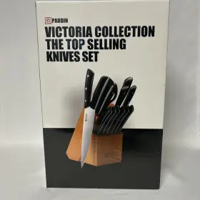 TMT1 PAUDIN Victoria Kitchen Knife Set Block