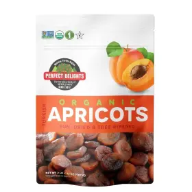 850023424891 PERFECT DELIGHTS Sun Dried Apricots Vegan Fruit