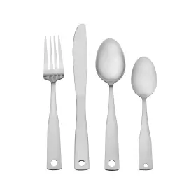 028225693968 PFALTZGRAFF Piccadilly Flatware Set Wire Caddy