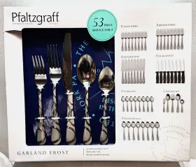 5163889 PFALTZGRAFF Garland Frost Steel Flatware