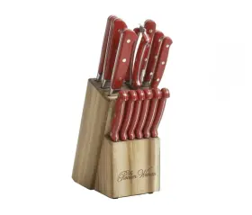 111302.14R PIONEER Woman Cowboy Forged Cutlery Knife Block