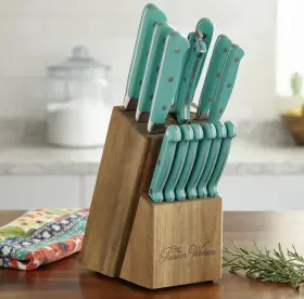 085081390134 PIONEER WOMAN Forged Cutlery Knife Set