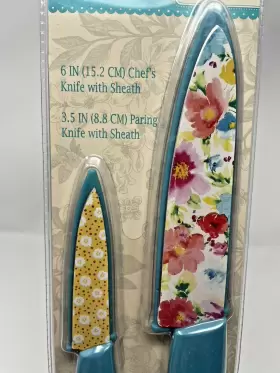 085081413116 PIONEER WOMAN Breezy Blossom Chef Paring Knife #2