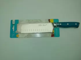 741393585247 PIONEER WOMAN Nakiri Knife Steel Handle Blade #2