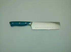 741393585247 PIONEER WOMAN Nakiri Knife Steel Handle Blade #3