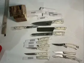 A06606 PIONEER WOMAN Steel Knife Block Set