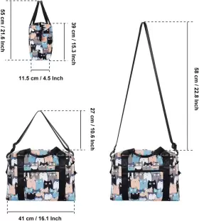 PWA002795514Z02 PIONEER WOMAN Weekend Bag Travel Duffel Gym #2