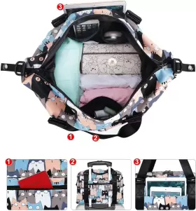PWA002795514Z02 PIONEER WOMAN Weekend Bag Travel Duffel Gym #3