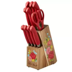 PWD402795514426 PIONEER WOMAN Sweet Steel Knife Block Set