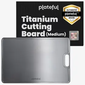 Ti-brd-m PLATEFUL Titanium Cutting Board Kitchen