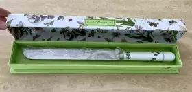 492578 PORTMEIRION Botanic Garden Steel Bread Knife Porcelain #2
