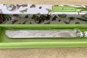 492578 PORTMEIRION Botanic Garden Steel Bread Knife Porcelain