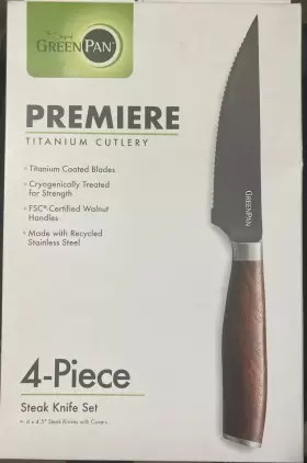 885837035858 PREMIERE Greenpan Titanium Cutlery Steak Knife