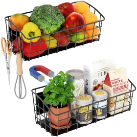 B0FM2SJ7Z4 PRIMZOOTY Magnetic Shelf Refrigerator Spice Rack